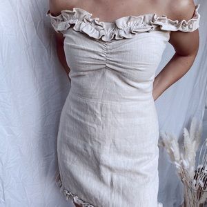 Off the shoulder dress